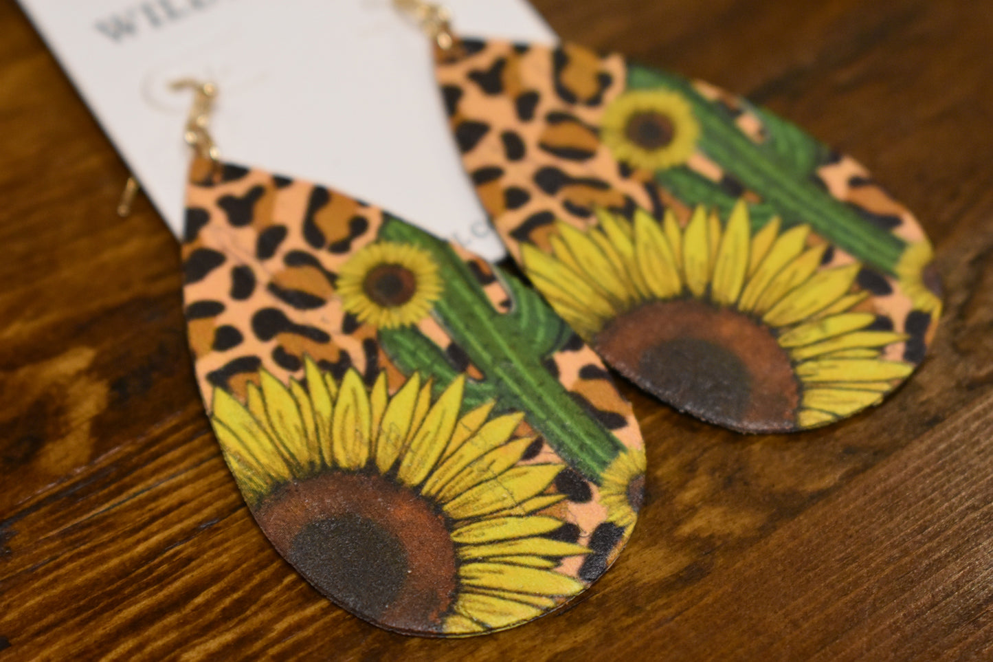 Sunflower/Cactus Earrings