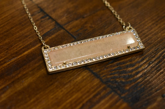 Diamond Bar Necklace