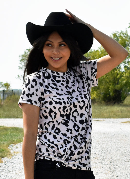 Wild Leopard Print Tee