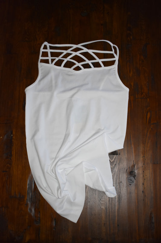 White Criss Cross Cami