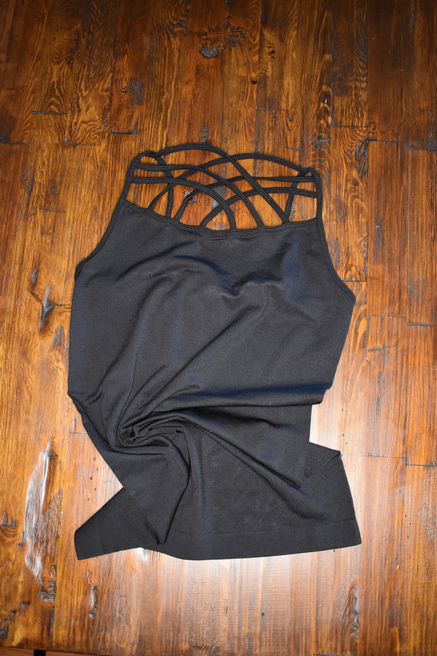 Black Criss Cross Cami